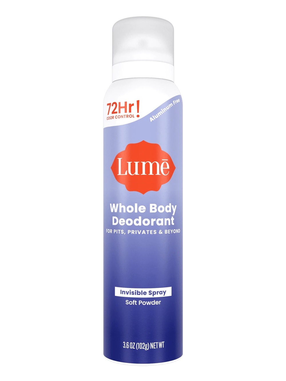 NWT Lume Whole Body Deodorant Spray - Soft Powder